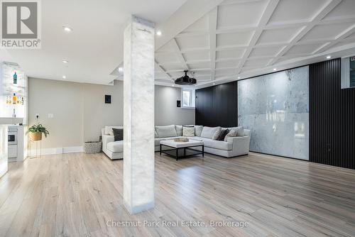 Spacious recroom and media roomn in the basement - 1 Windrose Valley Boulevard, Clearview, ON - Indoor