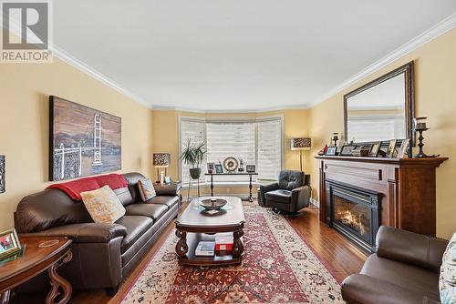 855 Kenyon Crescent, Cornwall, ON - Indoor Photo Showing Living Room With Fireplace