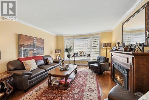 855 Kenyon Crescent, Cornwall, ON - Indoor Photo Showing Living Room With Fireplace