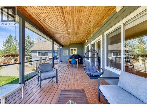 3990 June Springs Road, Kelowna, BC - Outdoor With Deck Patio Veranda With Exterior
