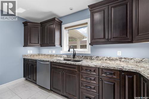 A 269 High Street E, Moose Jaw, SK - Indoor Photo Showing Kitchen With Double Sink