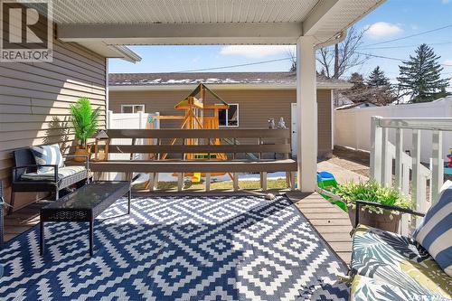 A 269 High Street E, Moose Jaw, SK - Outdoor With Deck Patio Veranda With Exterior