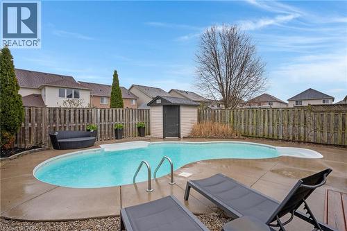 99 Udvari Crescent, Kitchener, ON - Outdoor With In Ground Pool