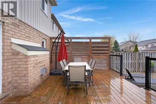 99 Udvari Crescent, Kitchener, ON - Outdoor With Deck Patio Veranda With Exterior