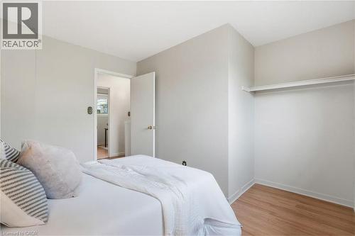Room featuring wood-finish flooring - 56 Angela Crescent, Cambridge, ON - Indoor Photo Showing Bedroom