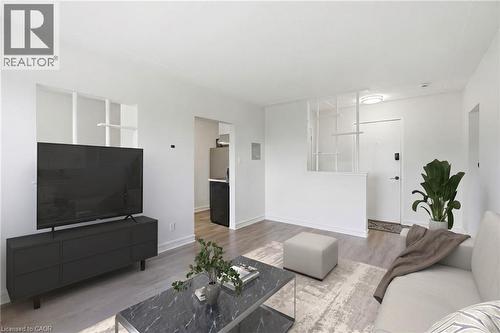 Virtually Staged - 1254 Fennell Avenue E, Hamilton, ON - Indoor Photo Showing Living Room