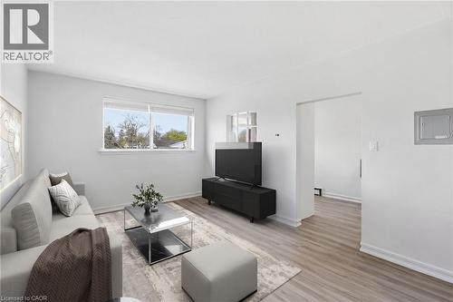 Virtually Staged - 1254 Fennell Avenue E, Hamilton, ON - Indoor Photo Showing Living Room