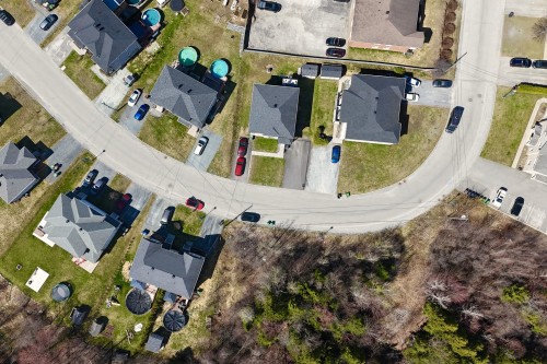 Aerial View - 1403 Rue Adélard-Dumas, Sherbrooke (Fleurimont), QC -  With View