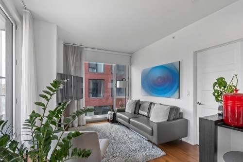 Salon - 309-635 Rue St-Maurice, Montréal (Ville-Marie), QC - Indoor Photo Showing Living Room