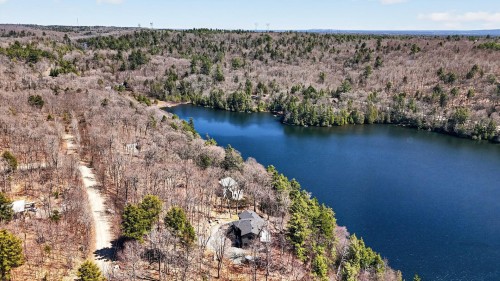 Photo aérienne - 54 Rue Du Sahara, Gore, QC - Outdoor With Body Of Water With View