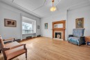 Salon - 25 Rue York, Westmount, QC  - Indoor Photo Showing Living Room With Fireplace 