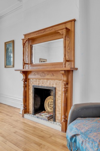 Salon - 25 Rue York, Westmount, QC - Indoor With Fireplace