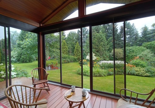 Terrasse - 105 Av. De Brixton, Saint-Lambert, QC - Outdoor With Deck Patio Veranda With Exterior