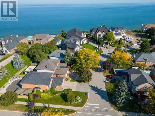 Aerial of neighbourhood - 136A Olive Street, Grimsby (Grimsby Beach), ON 