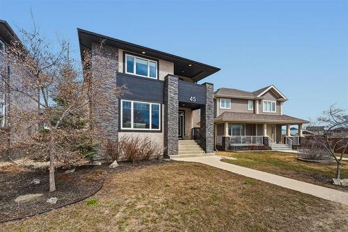 45 Willow Creek Road, Winnipeg, MB - Outdoor With Deck Patio Veranda With Facade