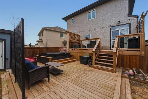 45 Willow Creek Road, Winnipeg, MB - Outdoor With Deck Patio Veranda With Exterior