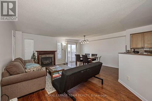 323 Freedom Private, Ottawa, ON - Indoor Photo Showing Living Room With Fireplace