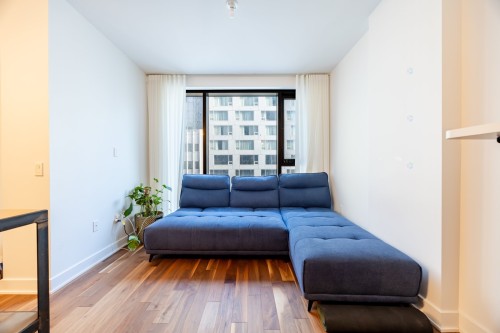 Salon - 805-2060 Rue Peel, Montréal (Ville-Marie), QC - Indoor Photo Showing Living Room