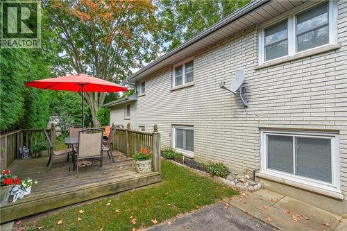 Outdoor wooden deck featuring a perimeter railing - 179 Vancouver Street, London, ON - Outdoor With Exterior