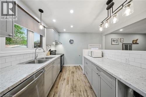13 Mackay Avenue, Simcoe, ON - Indoor Photo Showing Kitchen With Double Sink