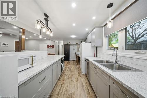 13 Mackay Avenue, Simcoe, ON - Indoor Photo Showing Kitchen With Double Sink