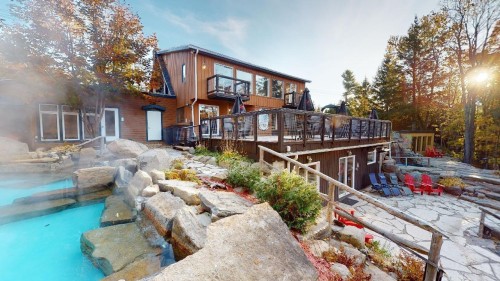Back of Structure - 2222  - 2334 Boul. De Ste-Adèle, Sainte-Adèle, QC - Outdoor With Balcony
