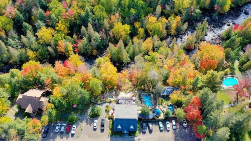 Aerial View - 2222  - 2334 Boul. De Ste-Adèle, Sainte-Adèle, QC - Outdoor With View