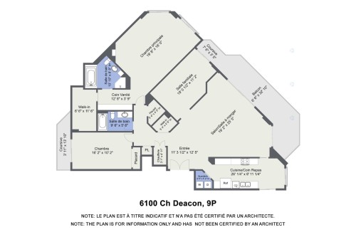 Floor Plan - 9P-6100 Ch. Deacon, Montréal (Côte-Des-Neiges/Notre-Dame-De-Grâce), QC 