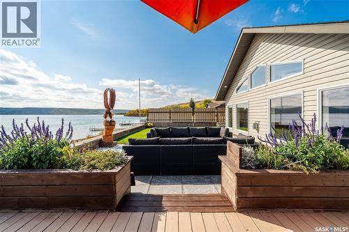 244 Moose Road, Crooked Lake, SK - Outdoor With Body Of Water With Deck Patio Veranda