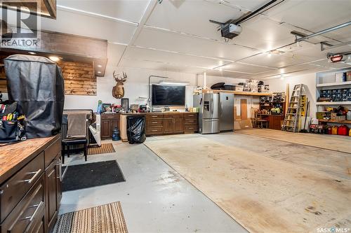 244 Moose Road, Crooked Lake, SK - Indoor Photo Showing Garage