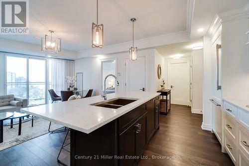 802 - 2060 Lakeshore Road, Burlington (Brant), ON - Indoor Photo Showing Kitchen With Double Sink With Upgraded Kitchen