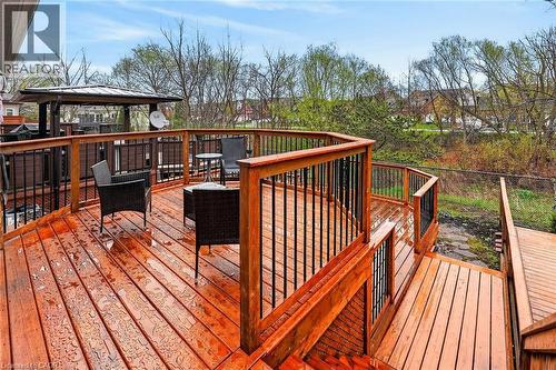 Two Tiered Back Deck - 83 Morrison Crescent, Grimsby, ON - Outdoor With Deck Patio Veranda