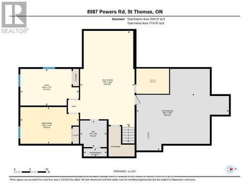 Basement - residence - 8987 Powers Road, Central Elgin, ON - Other