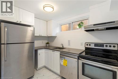 7 Purdy Crescent Unit# 2, Hamilton, ON - Indoor Photo Showing Kitchen With Stainless Steel Kitchen