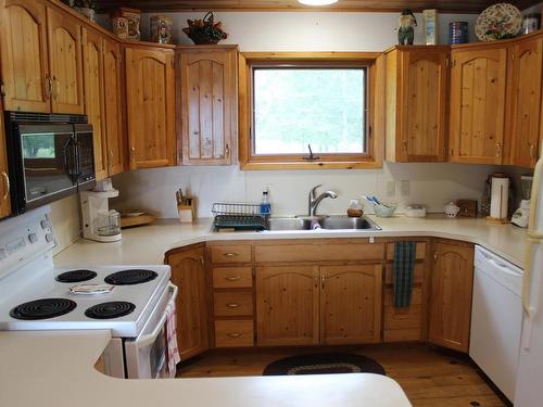 93 Stintzi Dr E, Morson, ON - Indoor Photo Showing Kitchen With Double Sink