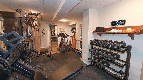 45 Trickle Ridge Place, Kimberley, BC - Indoor Photo Showing Gym Room