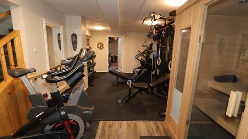 45 Trickle Ridge Place, Kimberley, BC - Indoor Photo Showing Gym Room