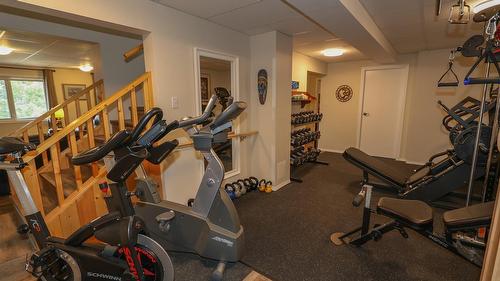 45 Trickle Ridge Place, Kimberley, BC - Indoor Photo Showing Gym Room