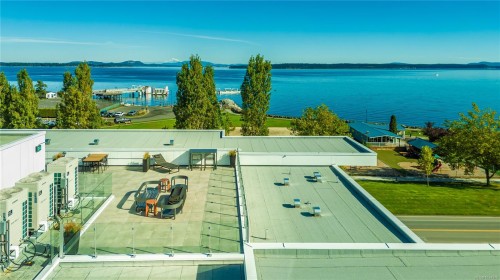 #206-9570 Fifth St, Sidney, BC - Outdoor With Body Of Water With View