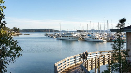 1-9875 Third St, Sidney, BC - Outdoor With Body Of Water With View