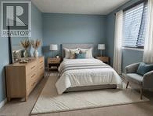 Bedroom Virtually Staged - 15 Gees Way, Cambridge, ON - Indoor Photo Showing Bedroom