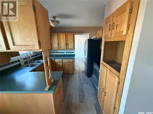 3116 Grey Owl Crescent, Prince Albert, SK - Indoor Photo Showing Kitchen With Double Sink