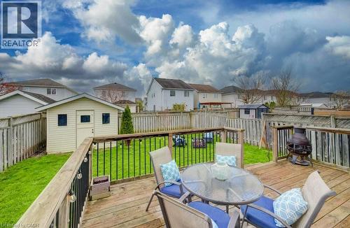 255 Highbrook Crescent, Kitchener, ON - Outdoor With Deck Patio Veranda