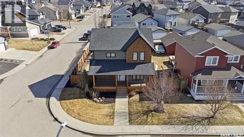 210 Padget Crescent, Saskatoon, SK - Outdoor With Deck Patio Veranda With Facade
