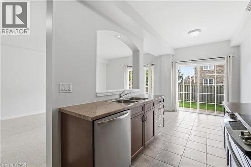 99 Panabaker Drive Unit# 35, Ancaster, ON - Indoor Photo Showing Kitchen With Double Sink