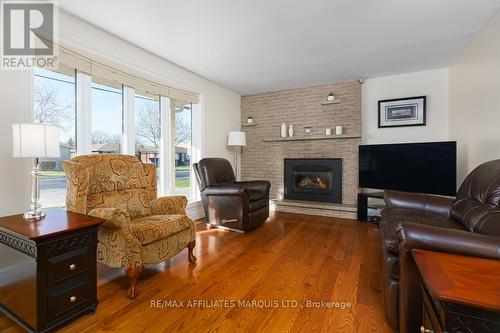 Formal family room. - 1503 Second Street E, Cornwall, ON - Indoor Photo Showing Living Room With Fireplace