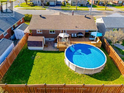 1503 Second Street E, Cornwall, ON - Outdoor With Above Ground Pool With Deck Patio Veranda