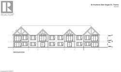 Architectural Drawing, Rear Elevation. Illustrating the exterior design and dimensions of the property - 