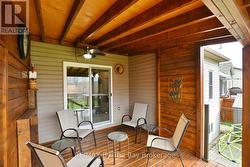 Covered Deck off the Kitchen - 