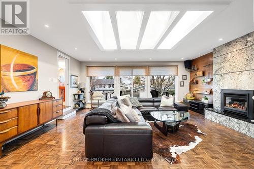 1958 Neepawa Avenue, Ottawa, ON - Indoor Photo Showing Living Room With Fireplace